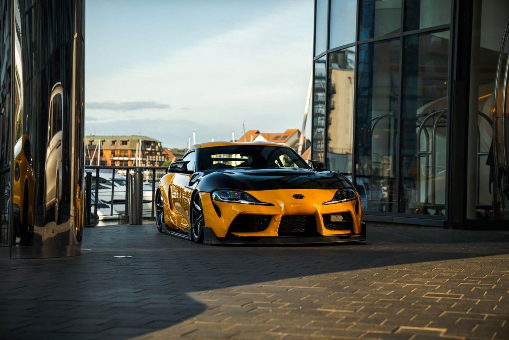 remaps burnley 7 yellow toyota supra sports car