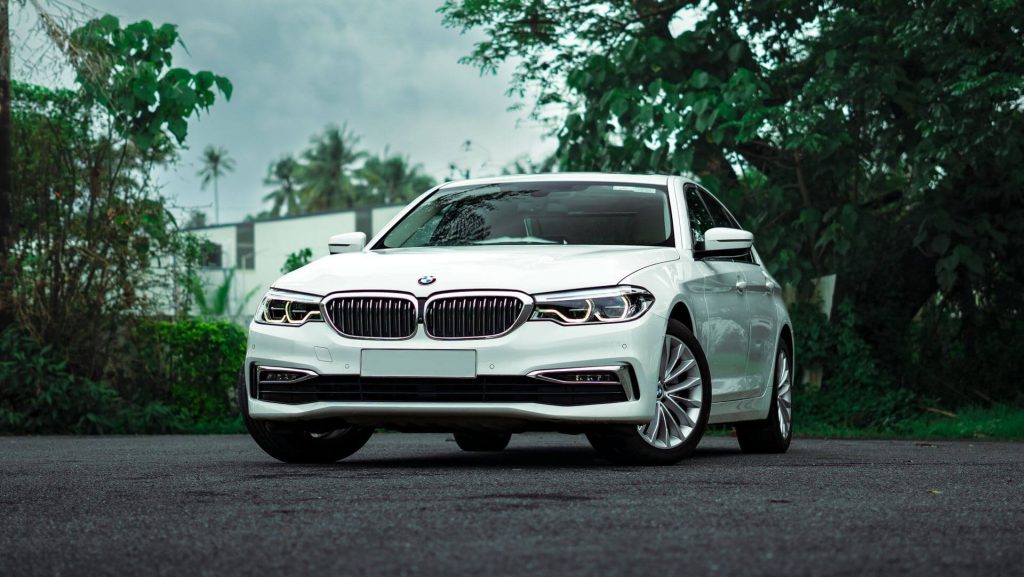remaps burnley 9 white bmw sedan parked outdoors